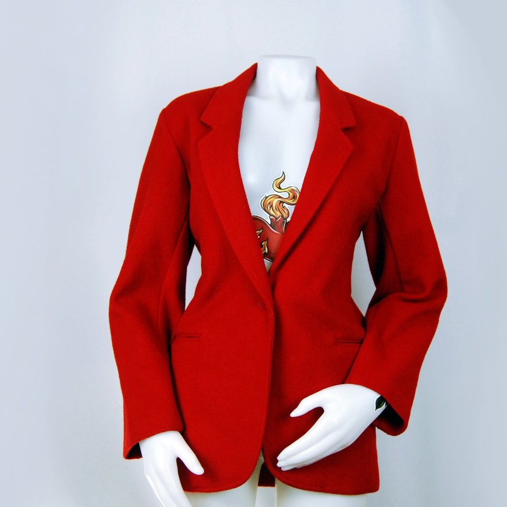 Vintage Nineties Unlined Wool Blazer